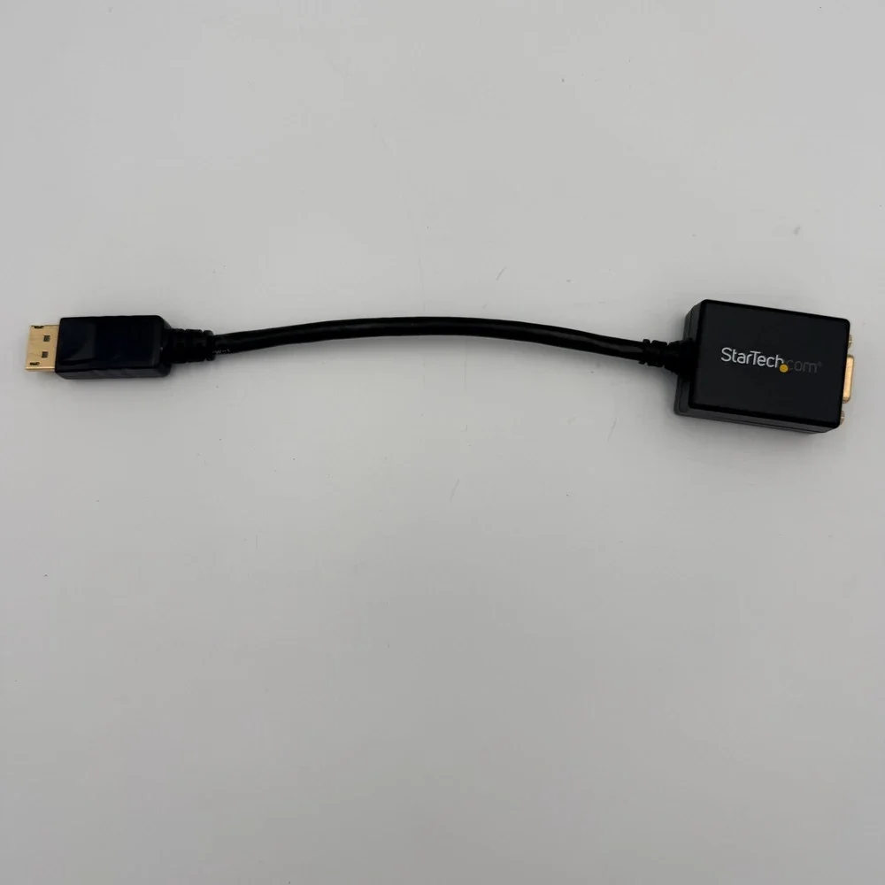 StarTech DisplayPort to VGA Video Adapter Converter DP2VGA2 Rev 2 Black Gold